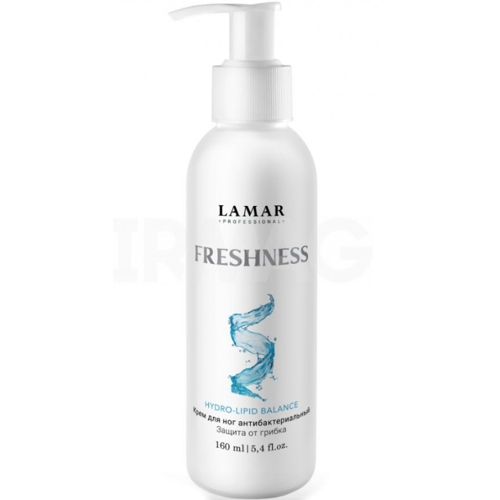 Lamar Professional 0193 Крем для ног антибактериальный+защита от грибка Freshness, 150мл