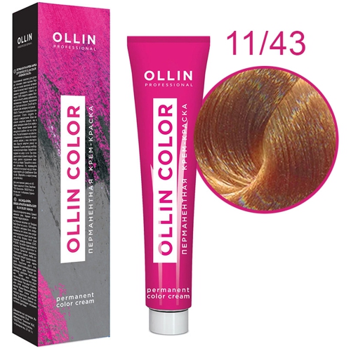 OLLIN COLOR 11/43 специальный блондин медно-золотистый 100мл.