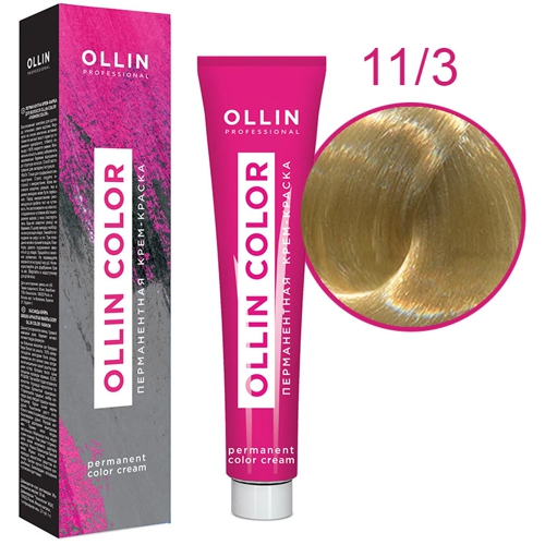 OLLIN COLOR 11/3 специальный блондин золотистый 100мл.