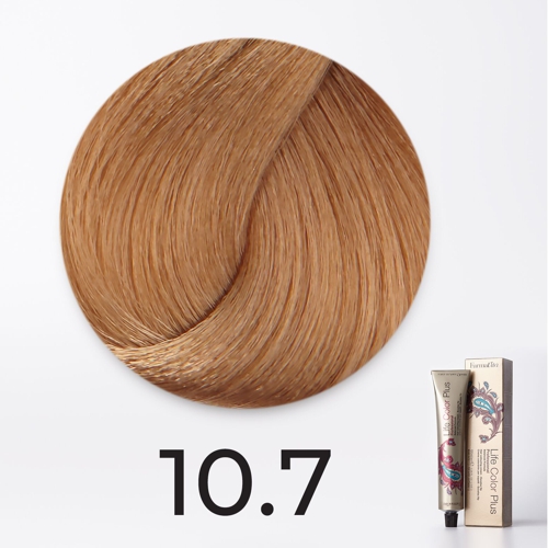 FARMAVITA Life Color Plus 10.7 очень светлый блондин коричневый кашемир 100мл