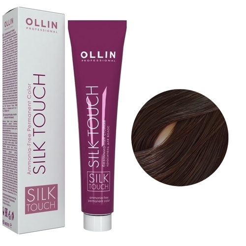 OLLIN SILK TOUCH  5/7 светлый шатен коричневый 60мл
