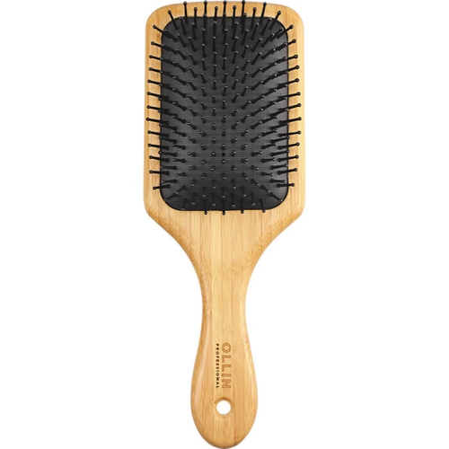 Ollin  Professional Щетка массажная Bamboo прямоугольная, нейлоновые штифты