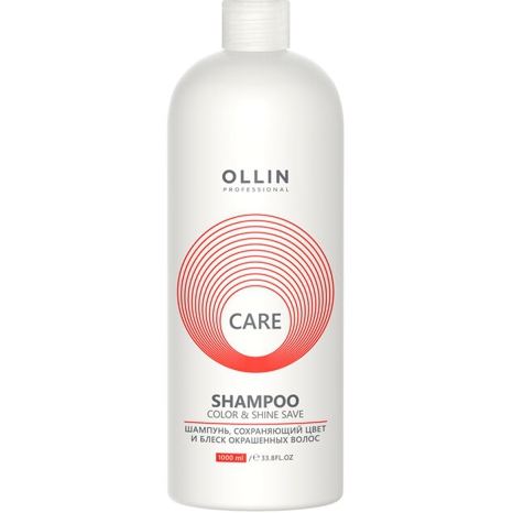 OLLIN CARE Шампунь, сохраняющий цвет и блеск окрашенных волос 1000мл