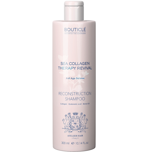 BOUTICLE Коллагеновый восстанавливающий шампунь – Reconstruction Shampoo”, 300 мл