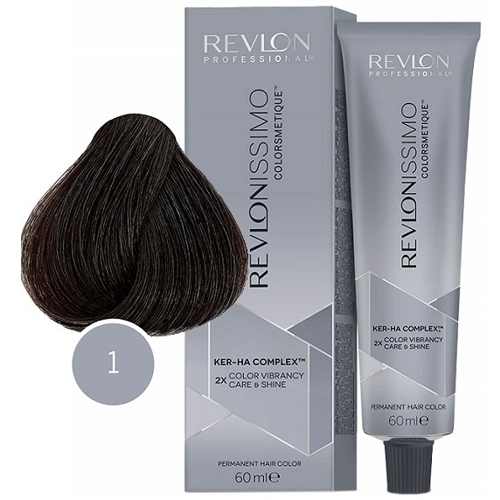 REVLONISSIMO COLORSMETIQUE 1 иссиня-черный 60мл.