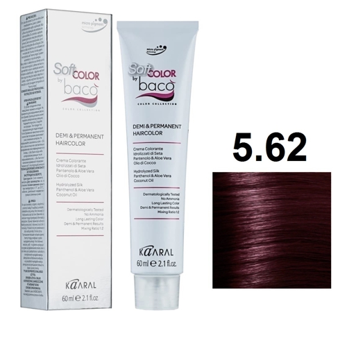 KAARAL Baco Soft  5.62 светлый фиолетово-красный коричневый 60мл