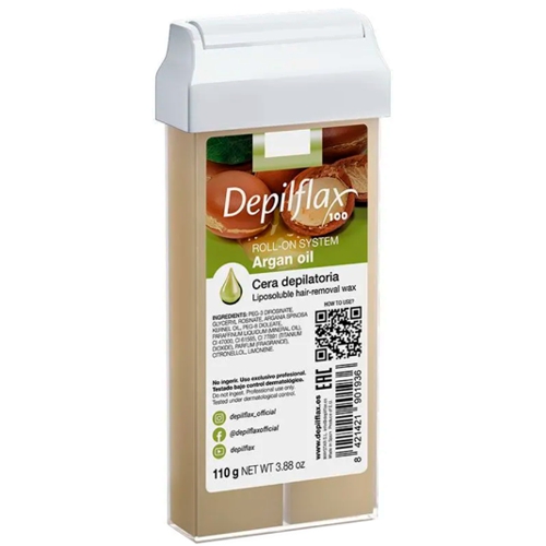 Воск Depilflax 110гр. цвет АРГАНА в картридже