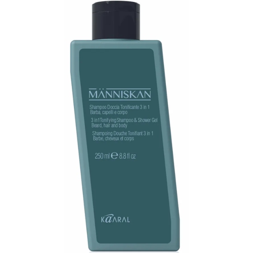 KAARAL MANNISKAN Тонизирующий шампунь и гель для душа 3в1 250мл