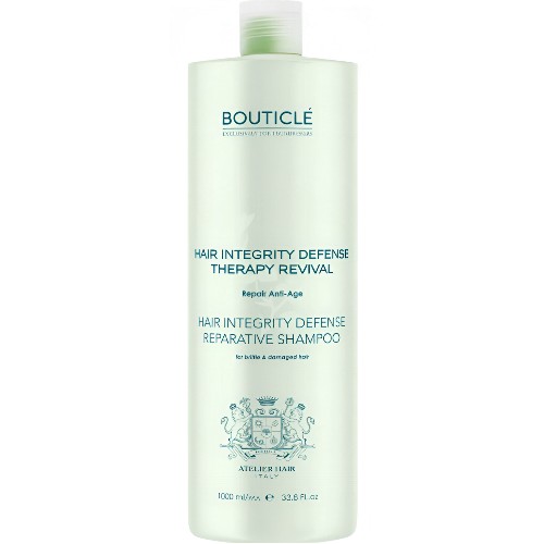 BOUTICLE Укрепляющий восстанавливающий шампунь для истонченных, хрупких и поврежденных волос, 1000мл