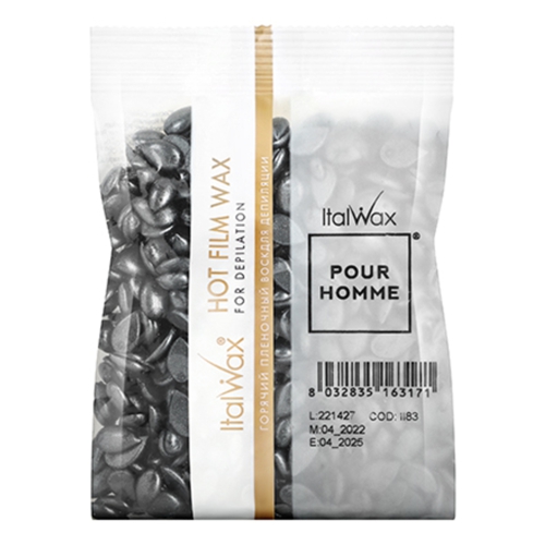 ITALWAX Воск пленочный POUR HOMME Мужской гранулы 100г