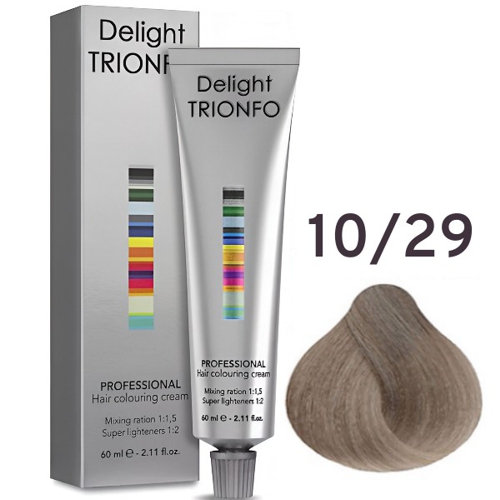 Delight TRIONFO 10-29  Светлый блондин пепельно-фиолетовый 60мл 