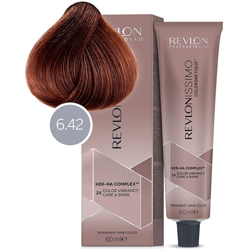 REVLON NMT High Coverage 6-42 перламутрово- коричневый темный блондин 60мл.