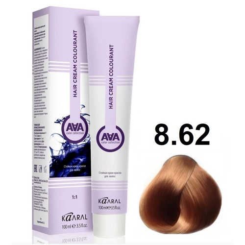 KAARAL AAA COLOR  8.62 светлый блондин красно-фиолетовый 100мл