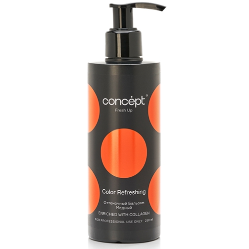 Concept Оттеночный бальзам обогащенный коллагеном Медный, 250мл