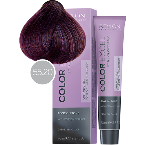 Revlon RVL COLOR EXCEL 55.20 Интенсивный св.коричн.насыщ.фиолетовый 70мл