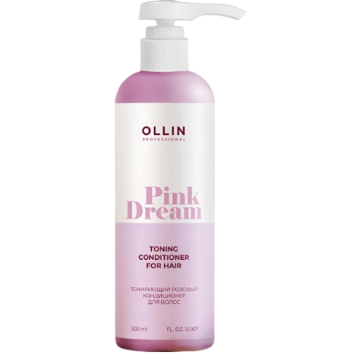 OLLIN PROFESSIONAL PINK DREAM Тонирующий розовый кондиционер для волос 500мл