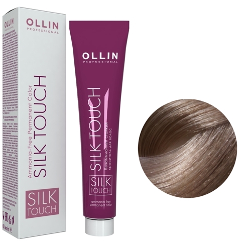 OLLIN SILK TOUCH 10/72 светлый блондин коричнево-фиолетовый 60мл