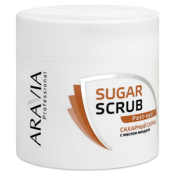 ARAVIA Professional 1049 Сахарный скраб с маслом миндаля, 300мл