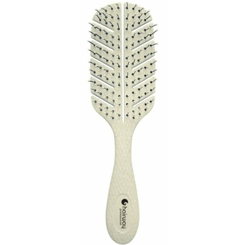 Щетка Hairway ECO Com   массажная 10-рядов 17 см бежевая