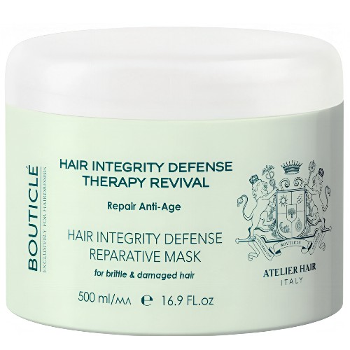 BOUTICLE Укрепляющая восстанавливающая маска для истонченных, хрупких и поврежденных волос 500мл