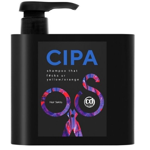 CD Шампунь нейтрализующий теплые оттенки для волос CIPA 500мл