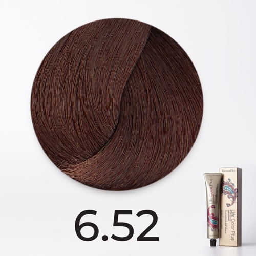FARMAVITA Life Color Plus 6.52 темный блондин шоколадный (красное дерево) 100мл