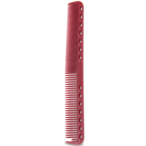 Расческа силикон прямая комбинированная цв.Maroon 176*24мм