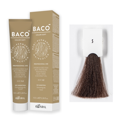 KAARAL Baco Soft  5 светлый каштан 100мл