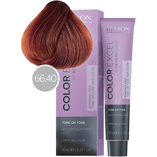 Revlon RVL COLOR EXCEL 66.40 Интенсивный темный блондин насыщ.медный 70мл