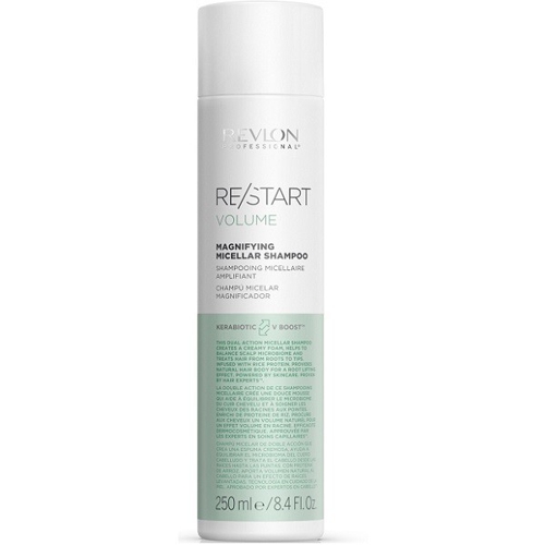 REVLON RESTART VOLUME Мицеллярный шампунь для тонких волос, 250мл