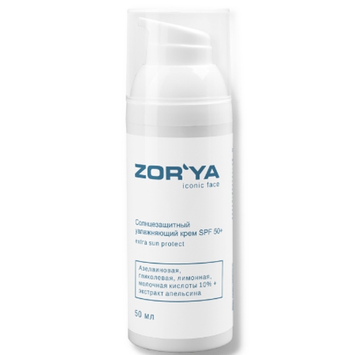 ZOR'YA Солнцезащитный увлажняющий крем SPF 50+