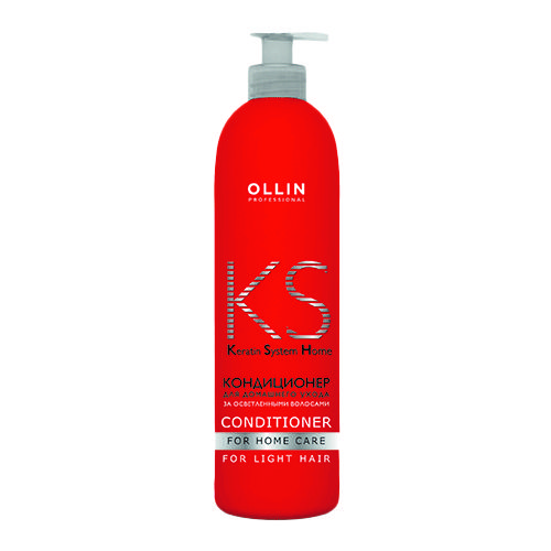 OLLIN Keratine System Home Кондиционер для домашнего ухода за осветлёнными волосами 250мл