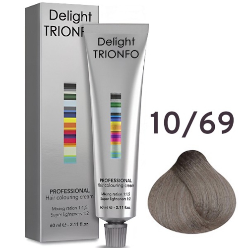 Delight TRIONFO 10-69  Светлый блондин шоколадно-фиолетовый 60мл 