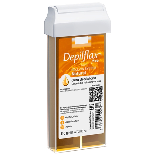 Воск Depilflax 110гр. цвет НАТУРАЛЬНЫЙ в картр.