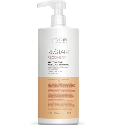 REVLON RESTART RECOVERY Мицеллярный шампунь для поврежденных волос,1000мл