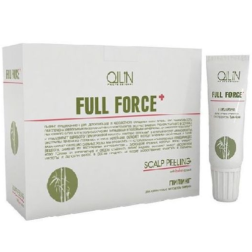 OLLIN FULL FORCE Пилинг для кожи головы с экстрактом бамбука 15мл