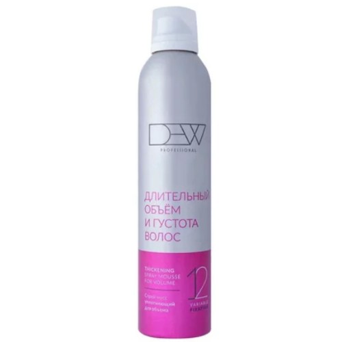 DEW PROFESSIONAL Спрей -мусс уплотняющий  для объёма 300 мл